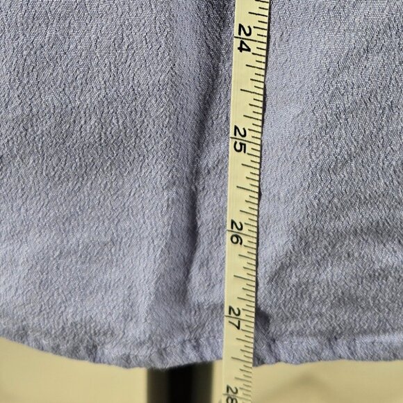 810-49 Chico’s lilac purple V-neck hi-low tunic top Size 2, Large 12 - Picture 8 of 9